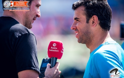 Jose Sag, organitzador del torneig, durant l'edició de l'any passat | ARTJesiel